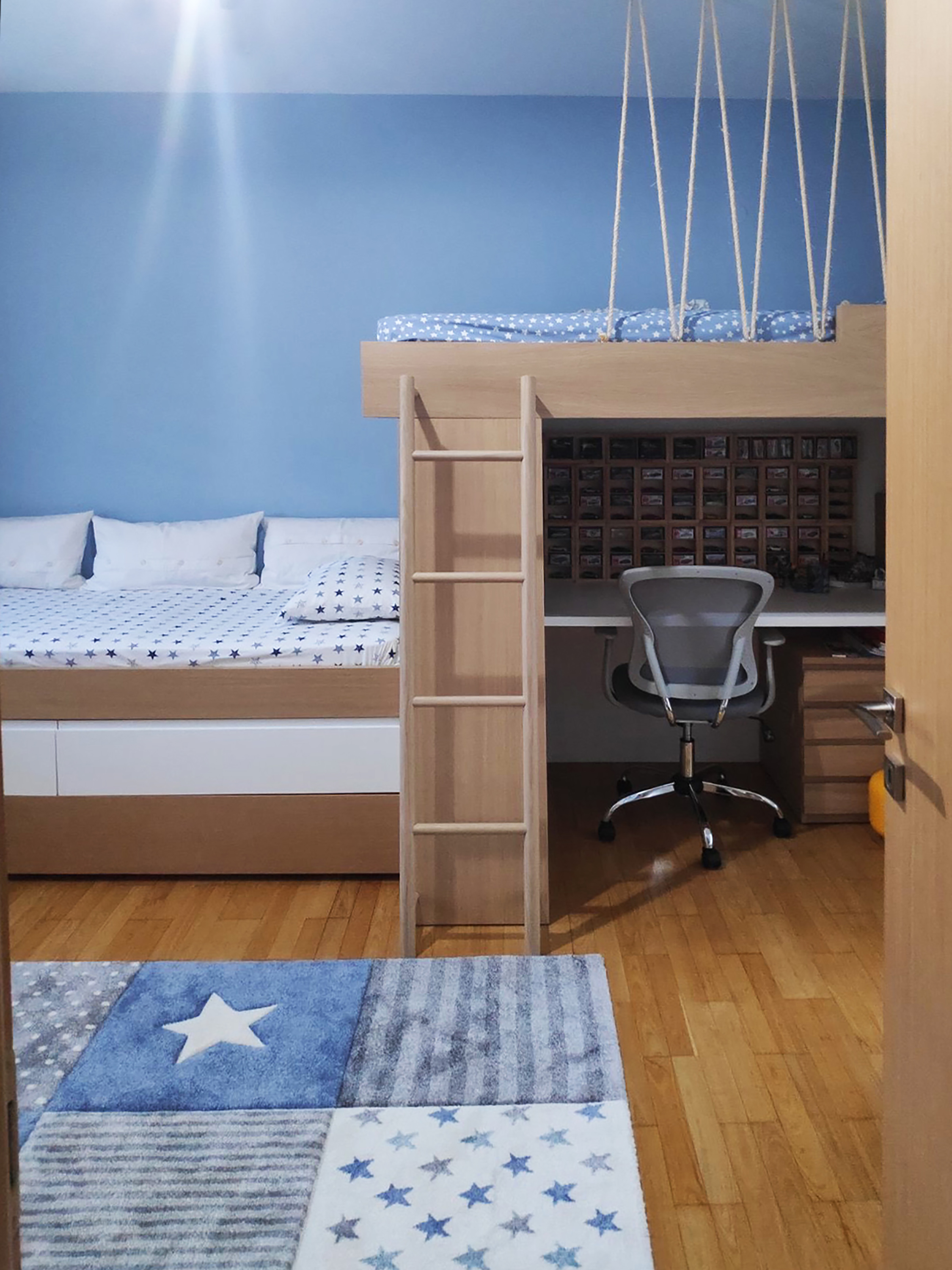 Δίδυμο ναυτικό δωμάτιο - Interior design detail 1 by Ilia Dabiza - Kid Room