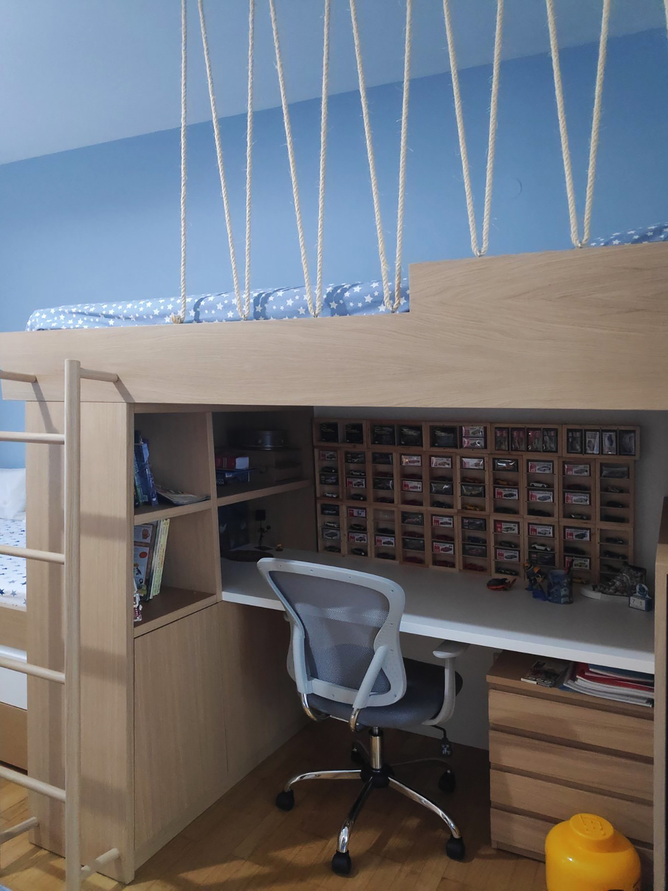 Δίδυμο ναυτικό δωμάτιο - Interior design detail 3 by Ilia Dabiza - Kid Room
