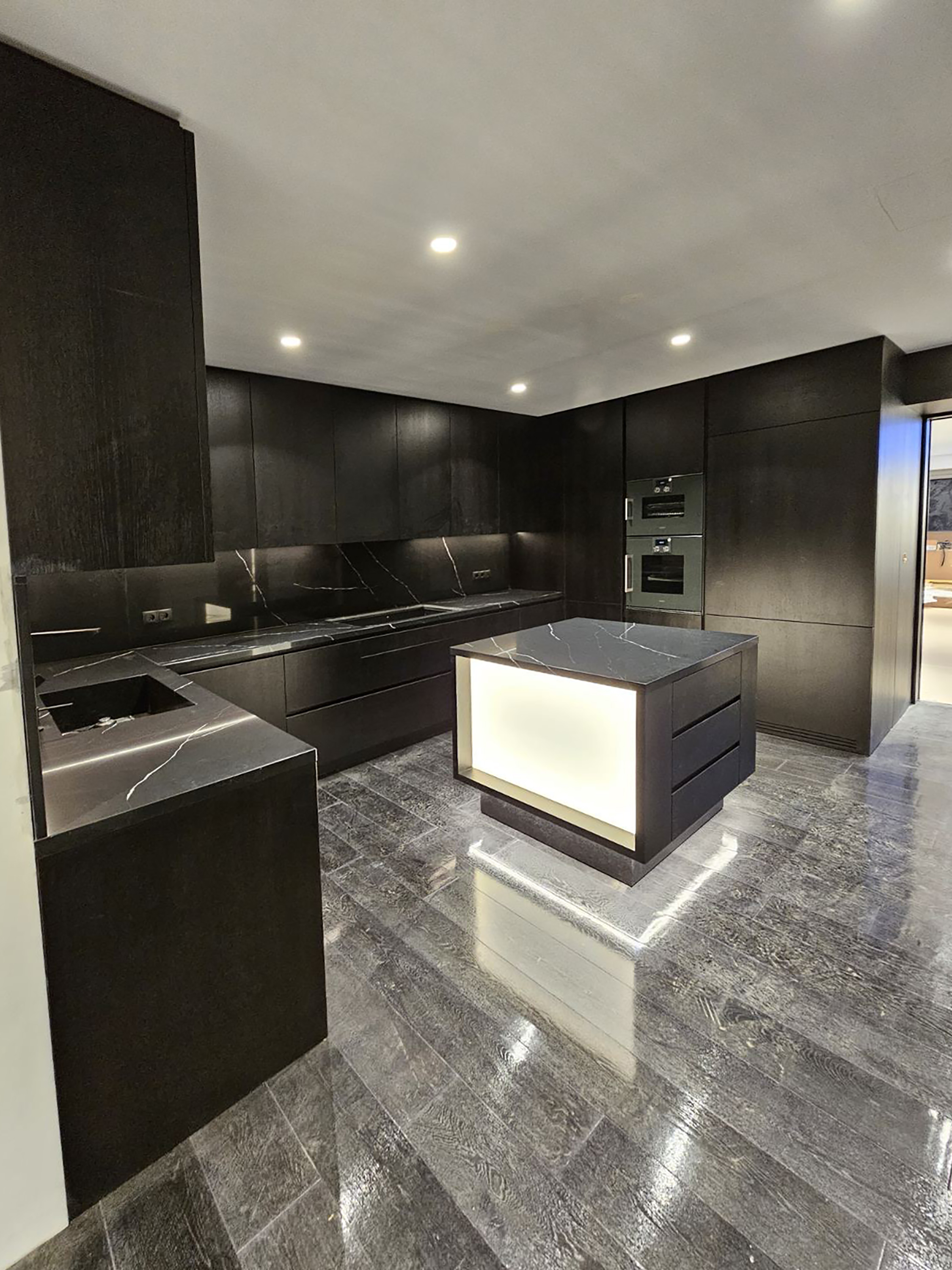 Βουρτσιστός Δρύς - Interior design project by Ilia Dabiza - Kitchen