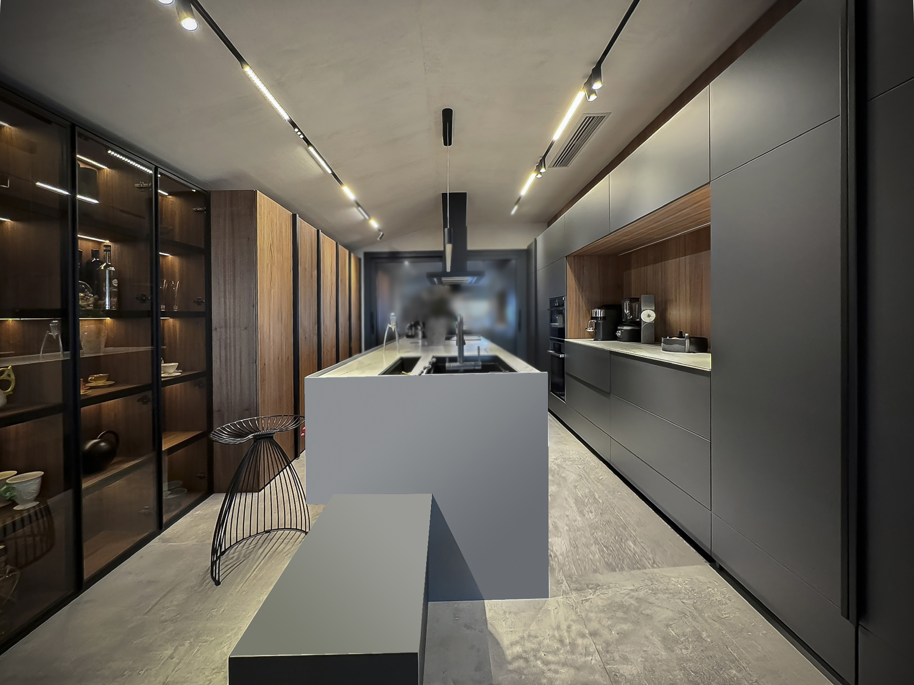 Τόνος καρυδιάς - Interior design project by Ilia Dabiza - Kitchen