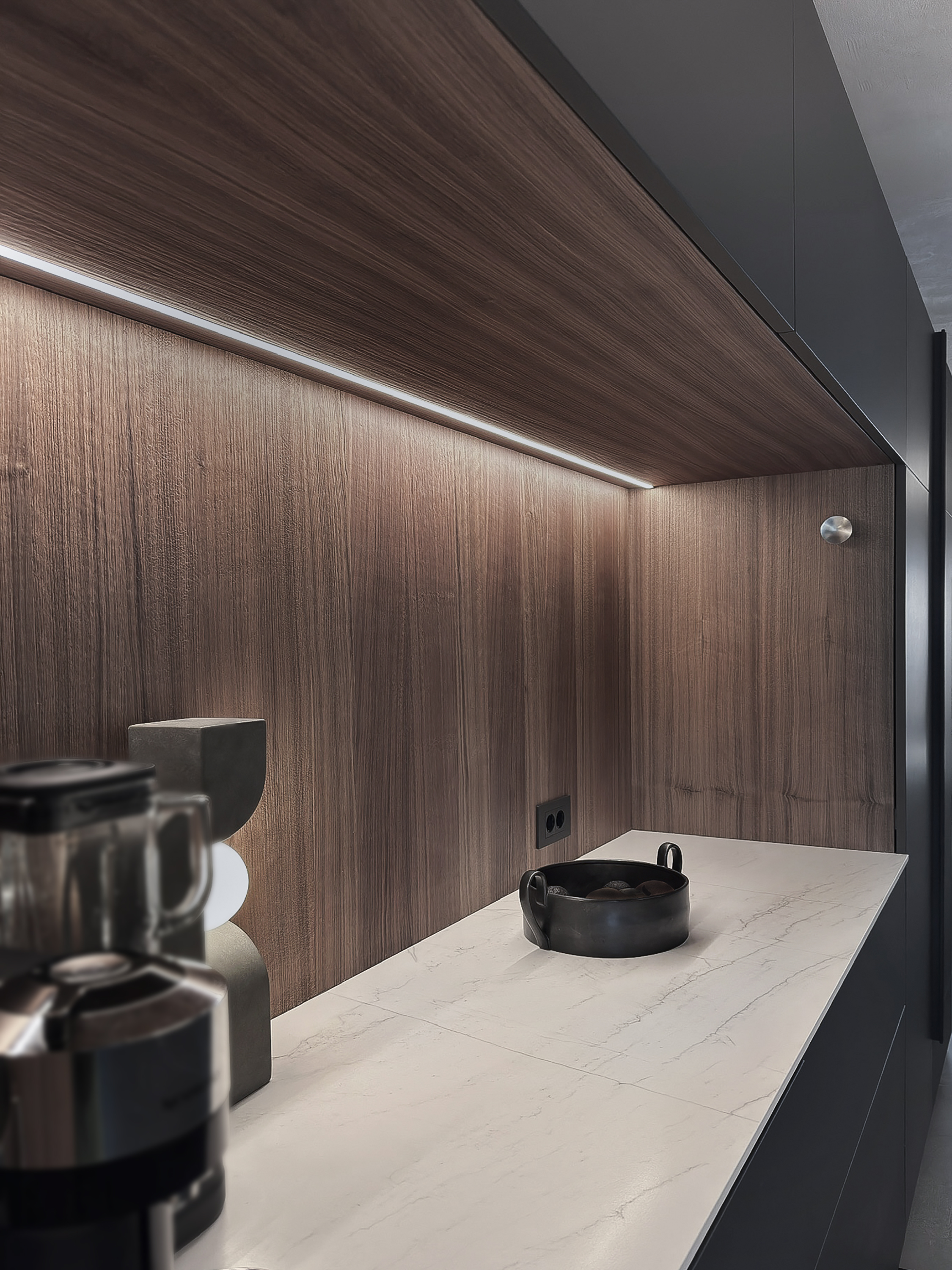 Τόνος καρυδιάς - Interior design detail 6 by Ilia Dabiza - Kitchen
