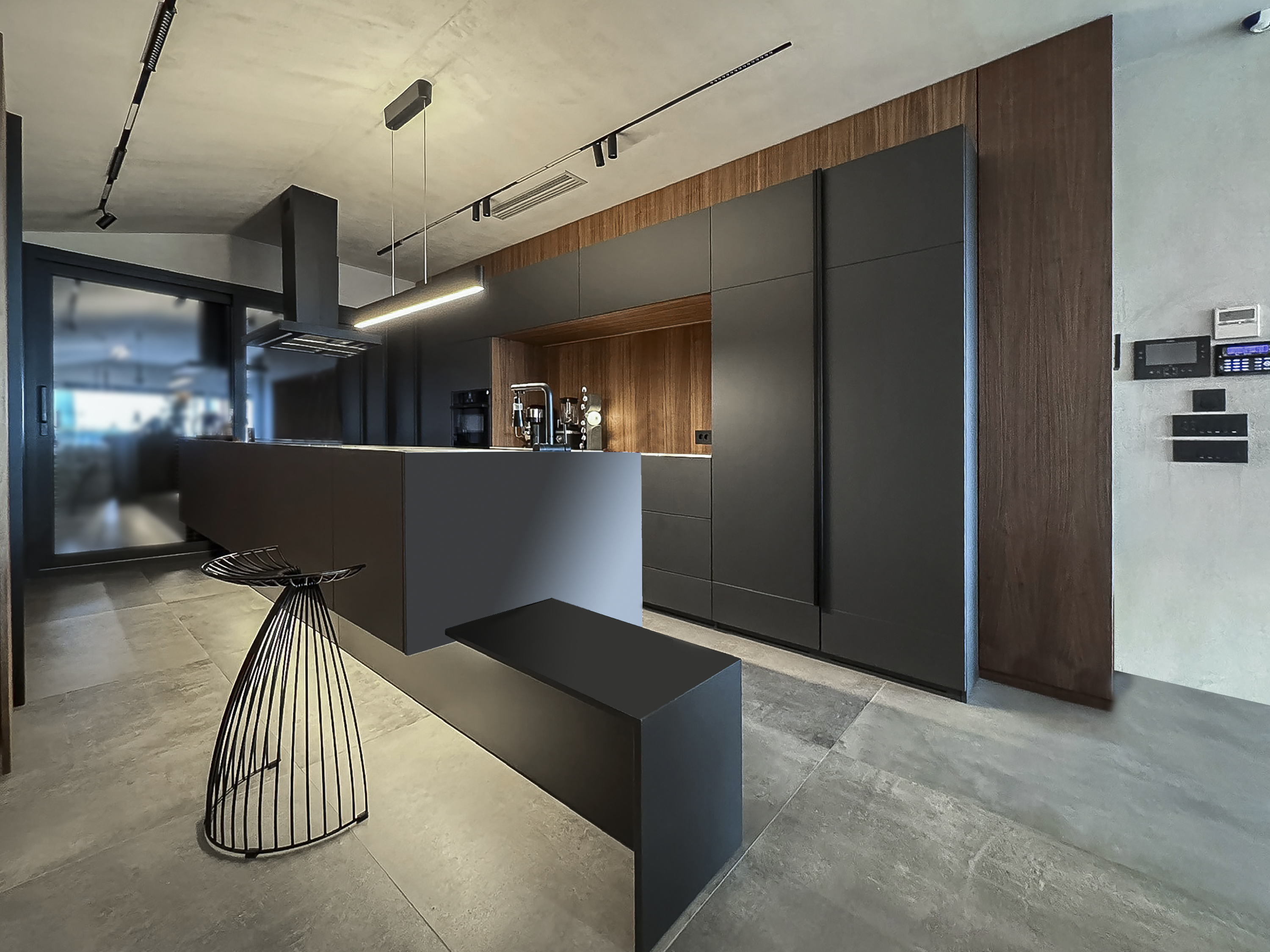 Τόνος καρυδιάς - Interior design detail 9 by Ilia Dabiza - Kitchen