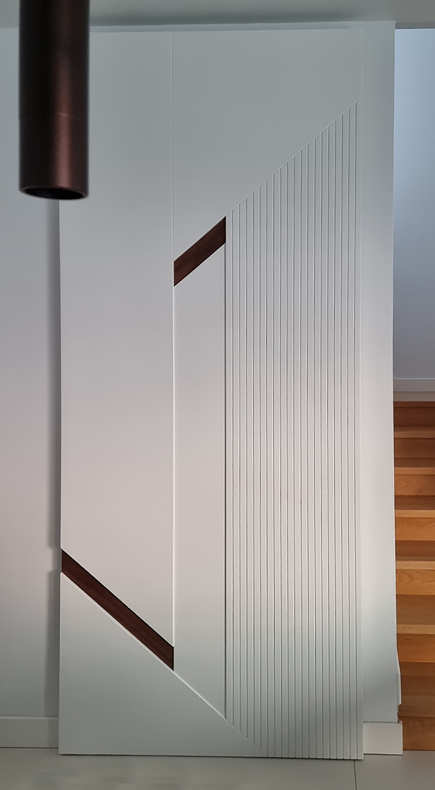 Συρόμενη Πόρτα Ανελκυστήρα - Interior design project by Ilia Dabiza - Wall Covering & Custom Doors