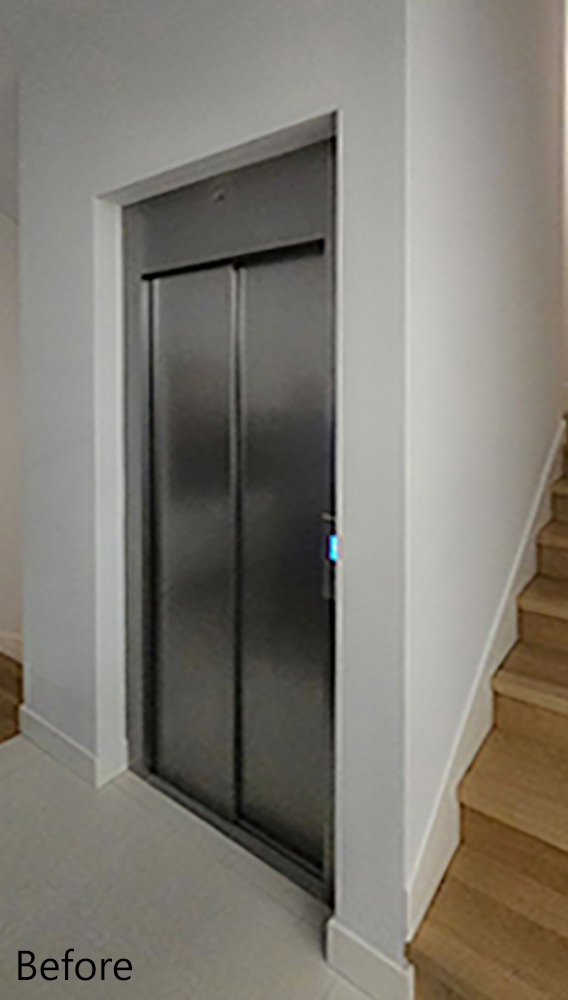 Συρόμενη Πόρτα Ανελκυστήρα - Interior design detail 3 by Ilia Dabiza - Wall Covering & Custom Doors
