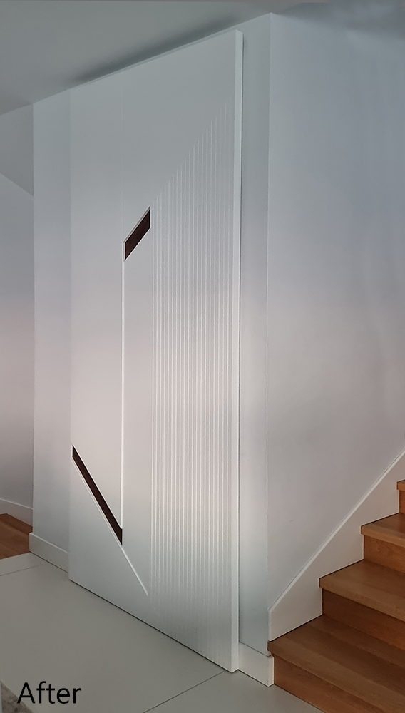 Συρόμενη Πόρτα Ανελκυστήρα - Interior design detail 4 by Ilia Dabiza - Wall Covering & Custom Doors