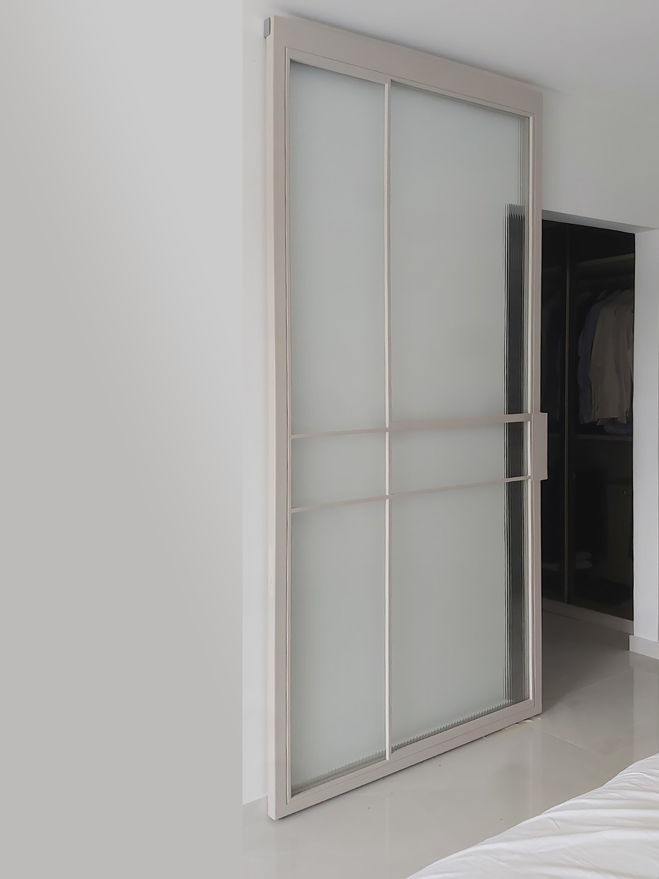 Metal Sliding Door - Interior design project by Ilia Dabiza - Wall Covering & Custom Doors