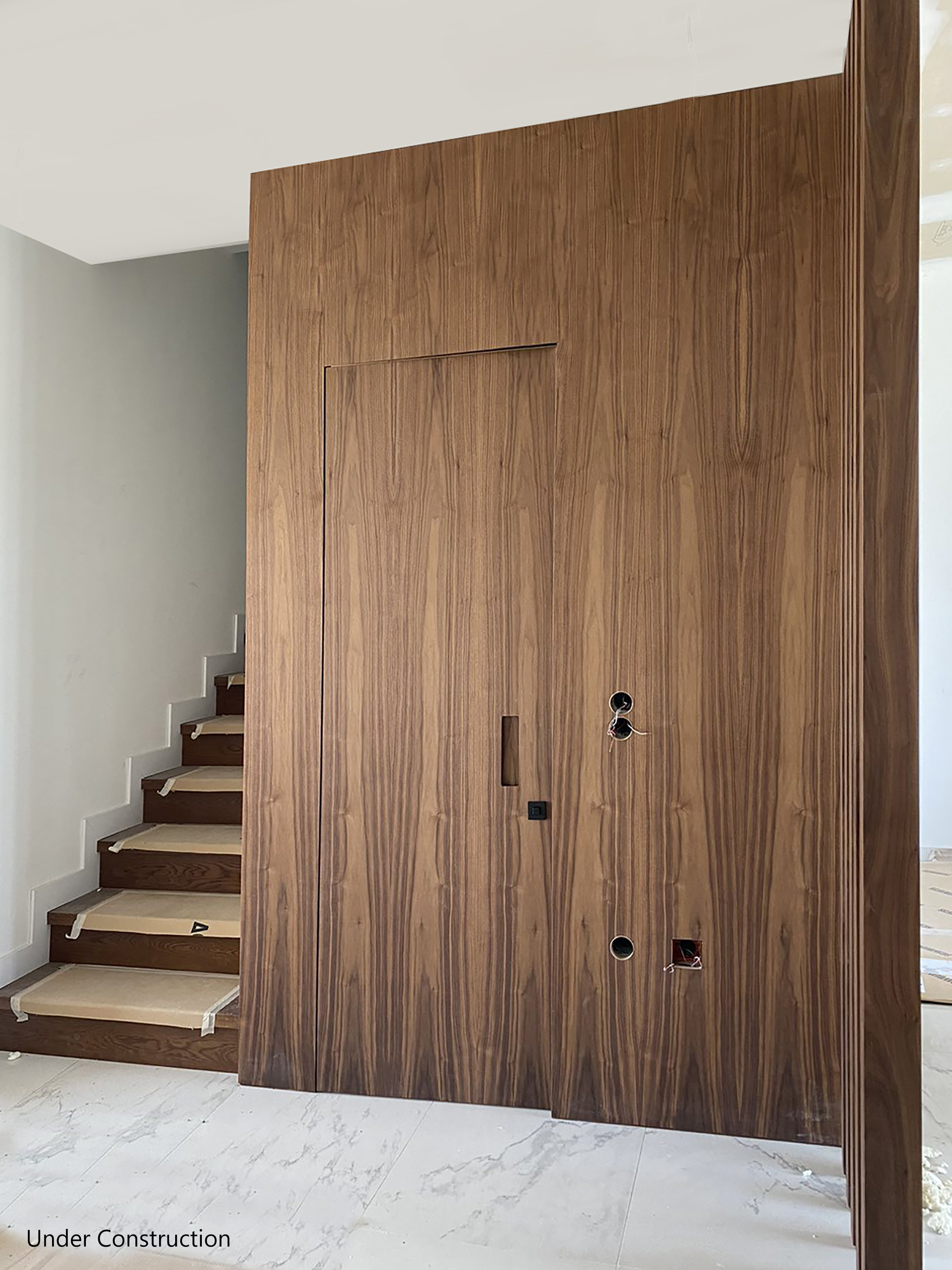 Wall Cover & Hidden Door - Interior design detail 1 by Ilia Dabiza - Wall Covering & Custom Doors