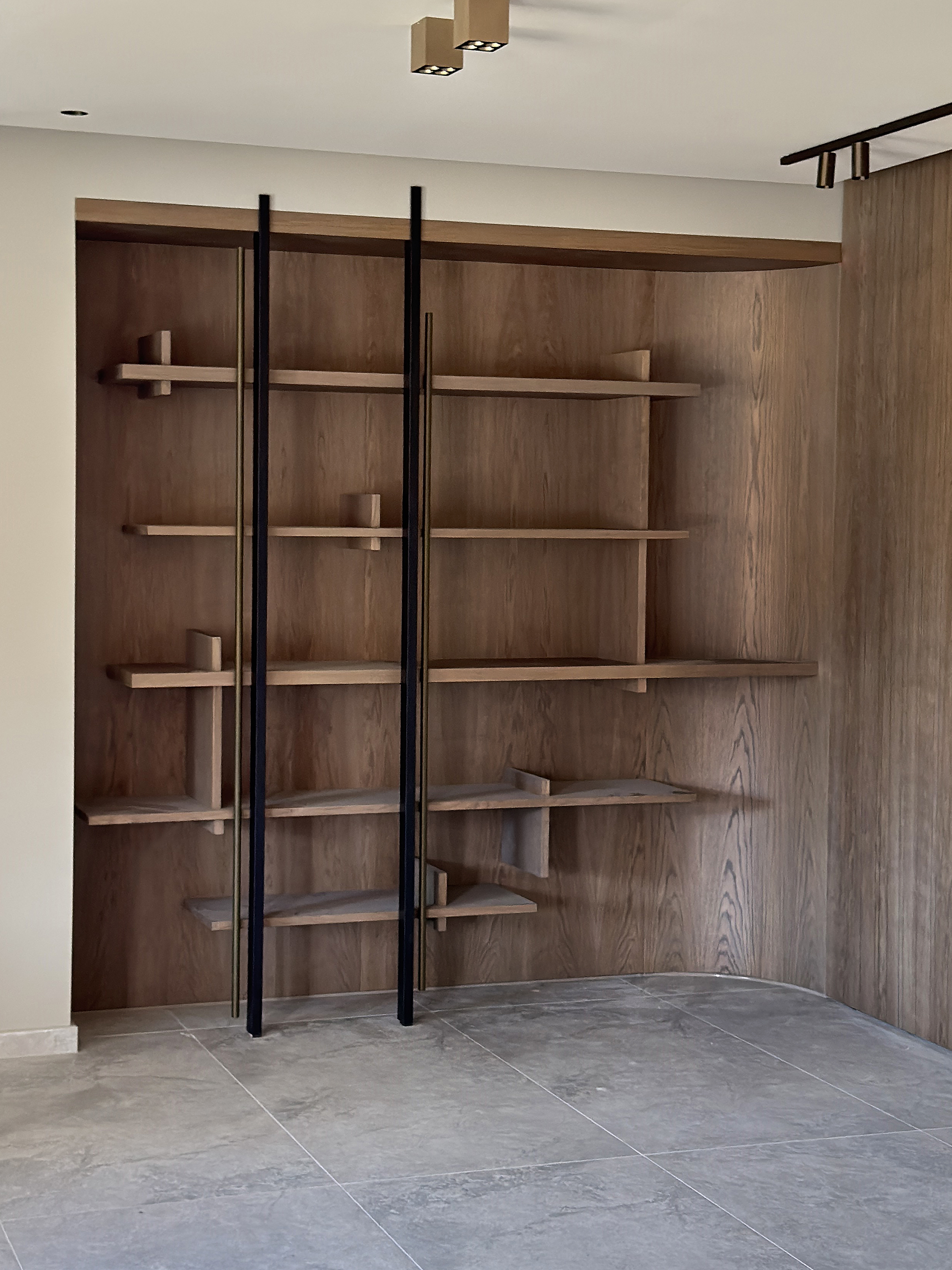 Book Case - Interior design detail 1 by Ilia Dabiza - Architectural Precision