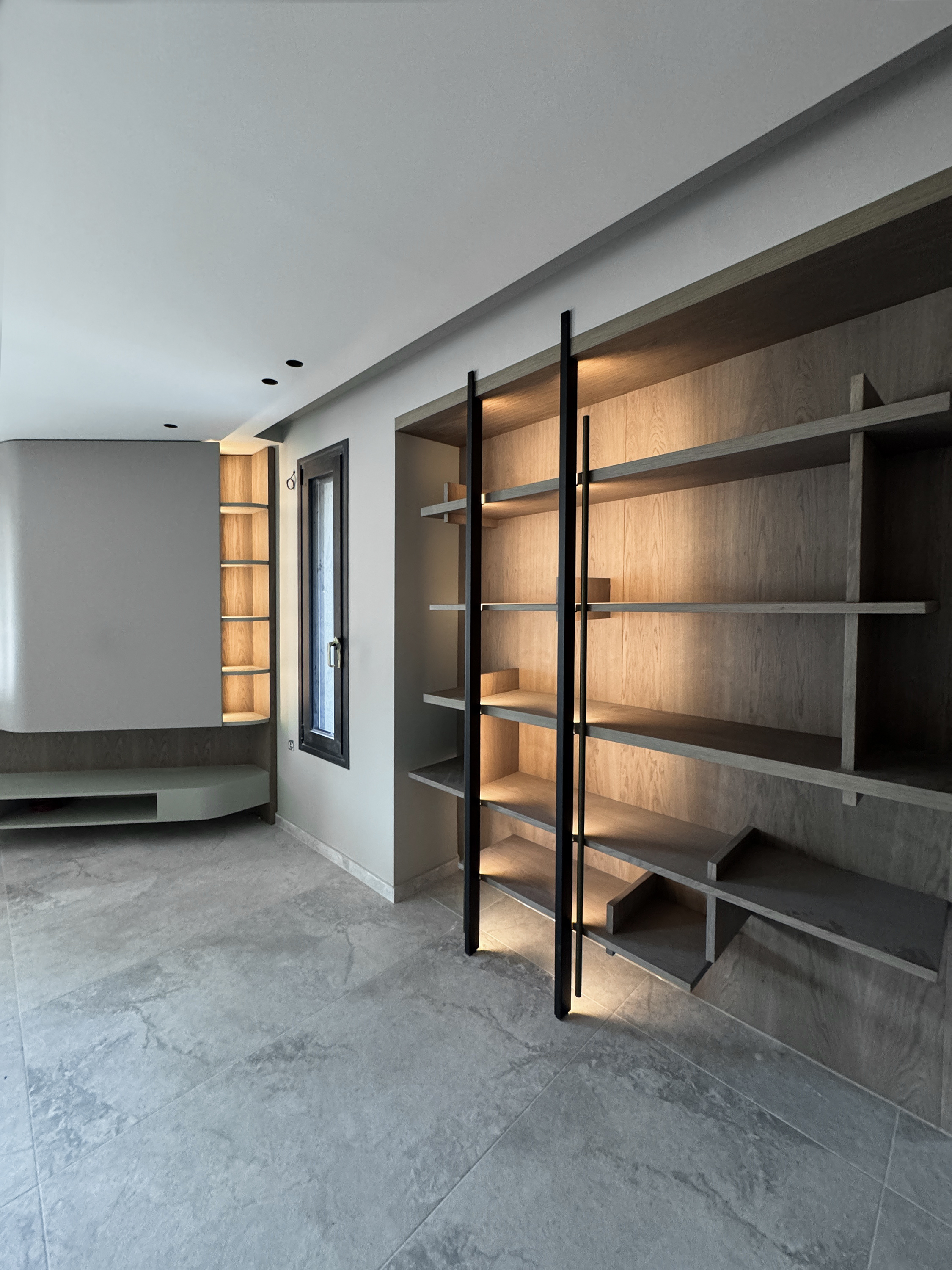 Book Case - Interior design detail 3 by Ilia Dabiza - Architectural Precision