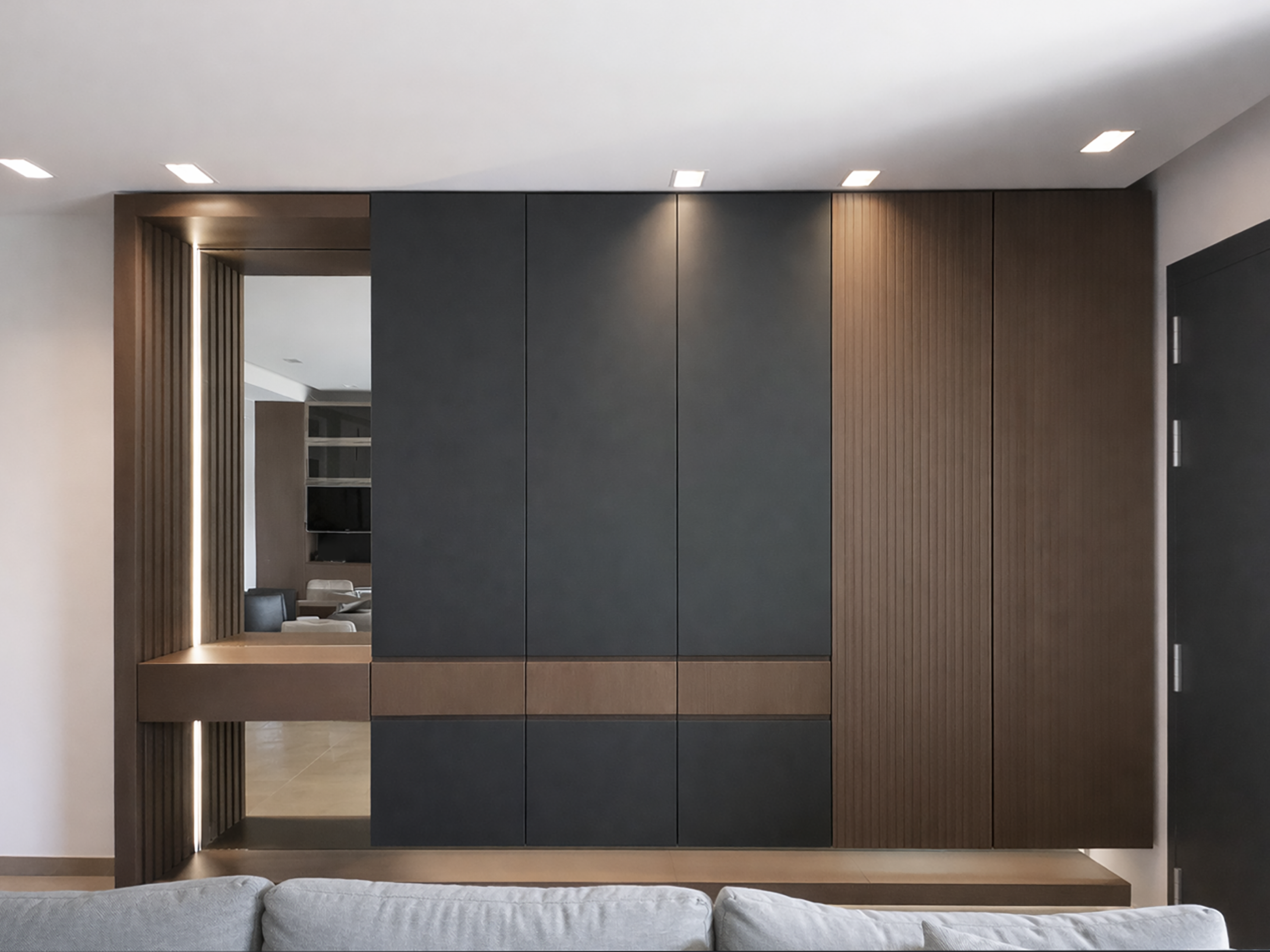 Entrance Furniture - Interior design detail 4 by Ilia Dabiza - Architectural Precision