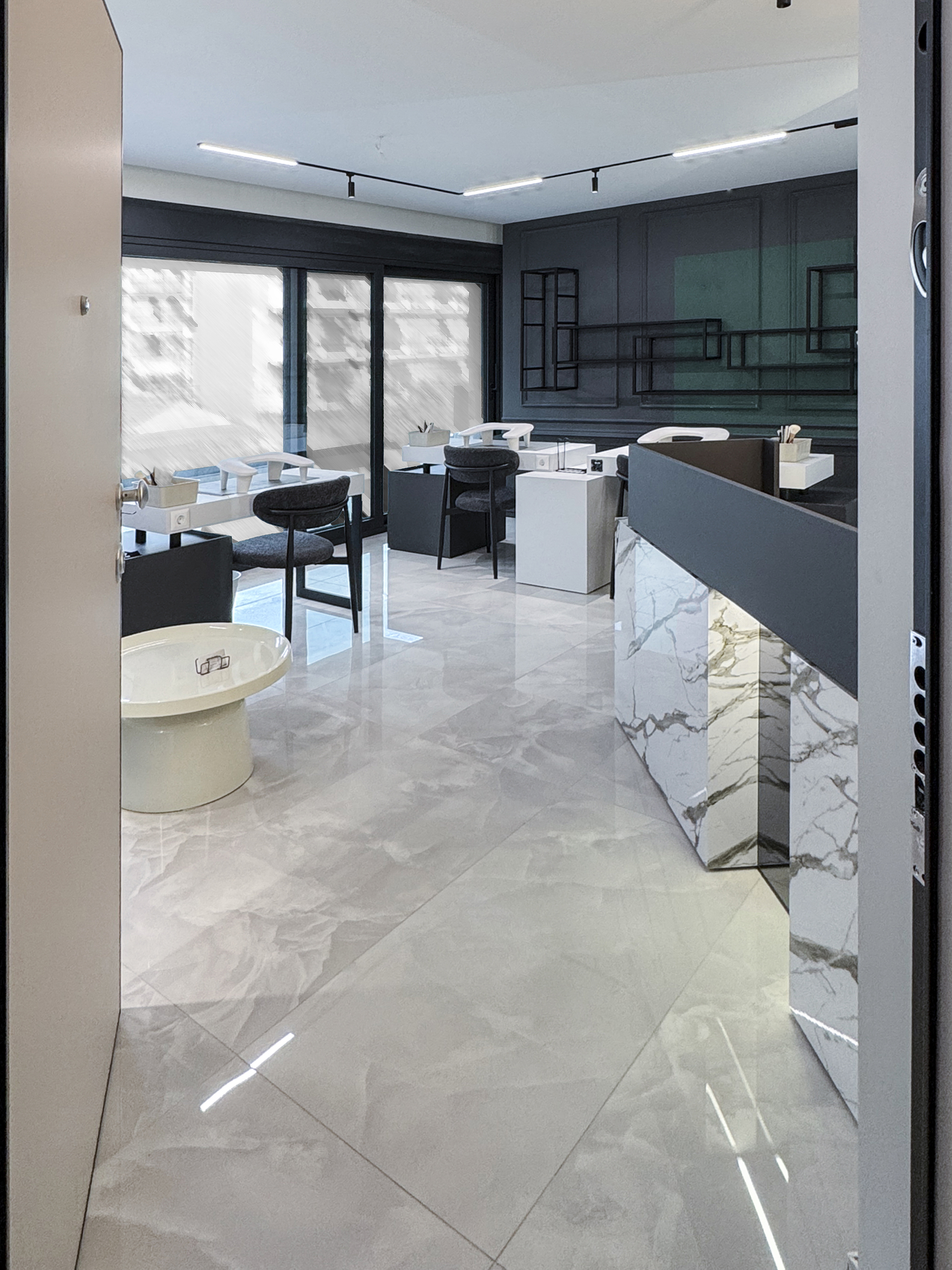Nail Spa - Interior design detail 3 by Ilia Dabiza - Commercial