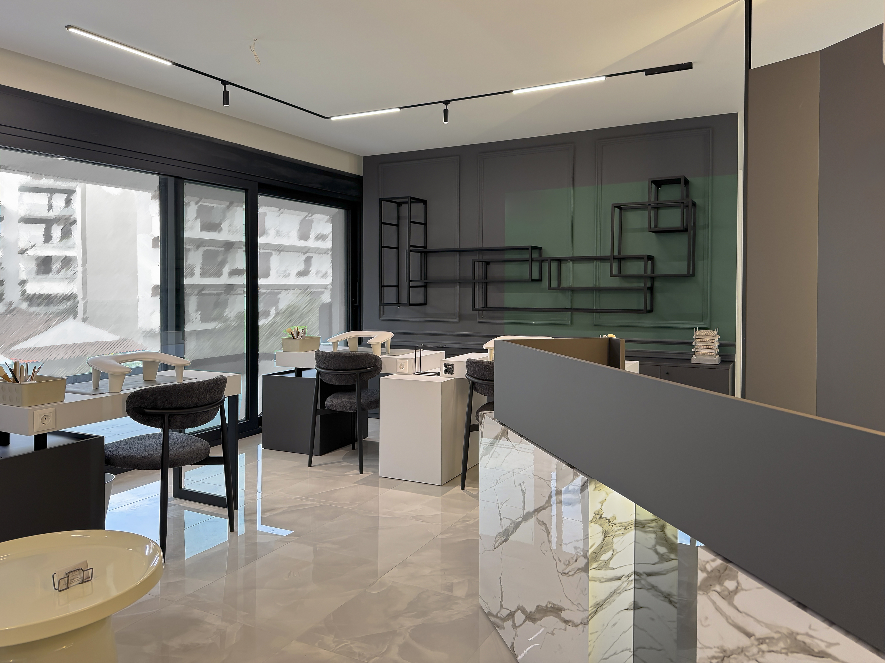 Nail Spa - Interior design detail 4 by Ilia Dabiza - Commercial