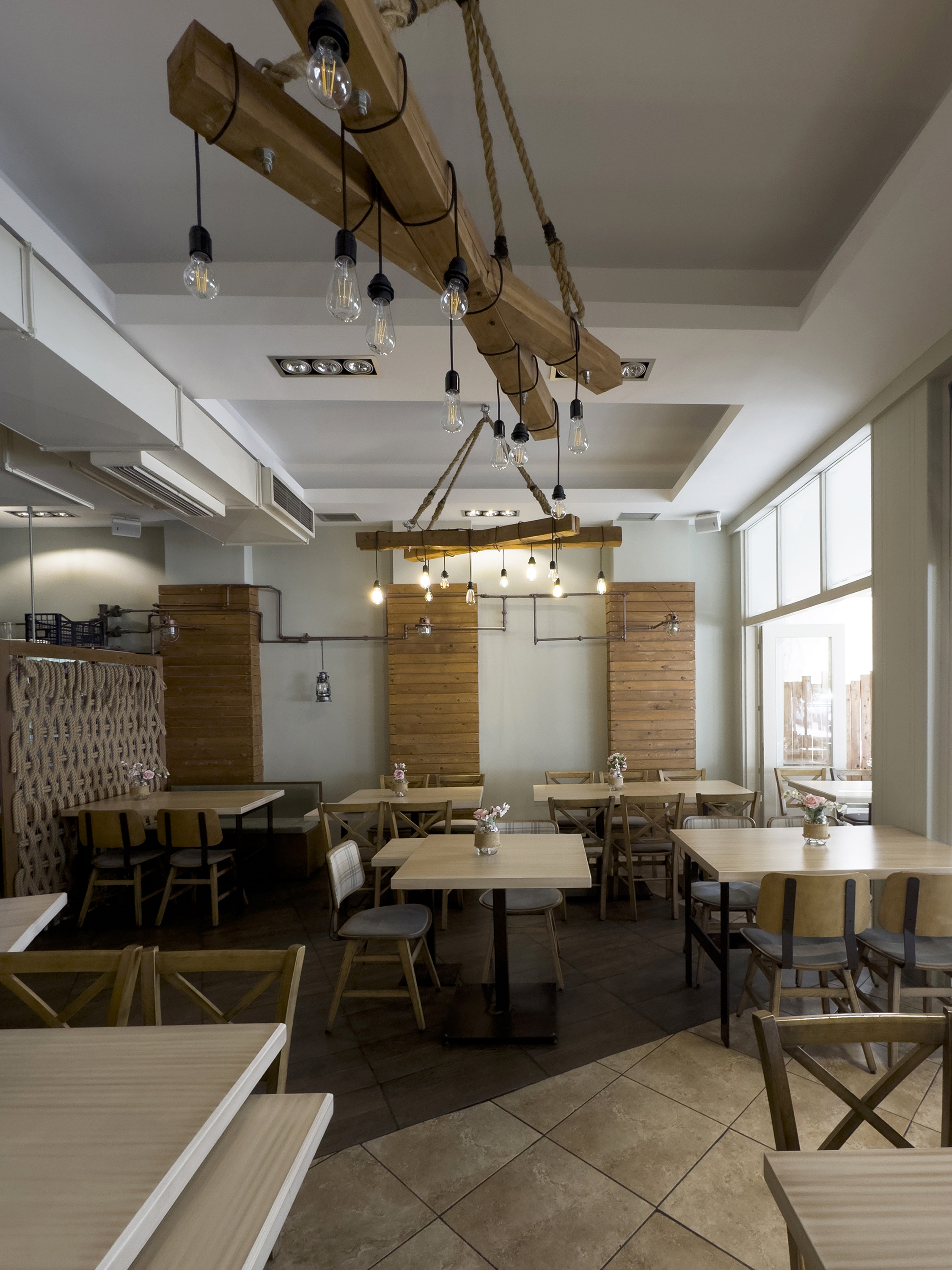 Sea Food Restaurant - Interior design detail 3 by Ilia Dabiza - Commercial